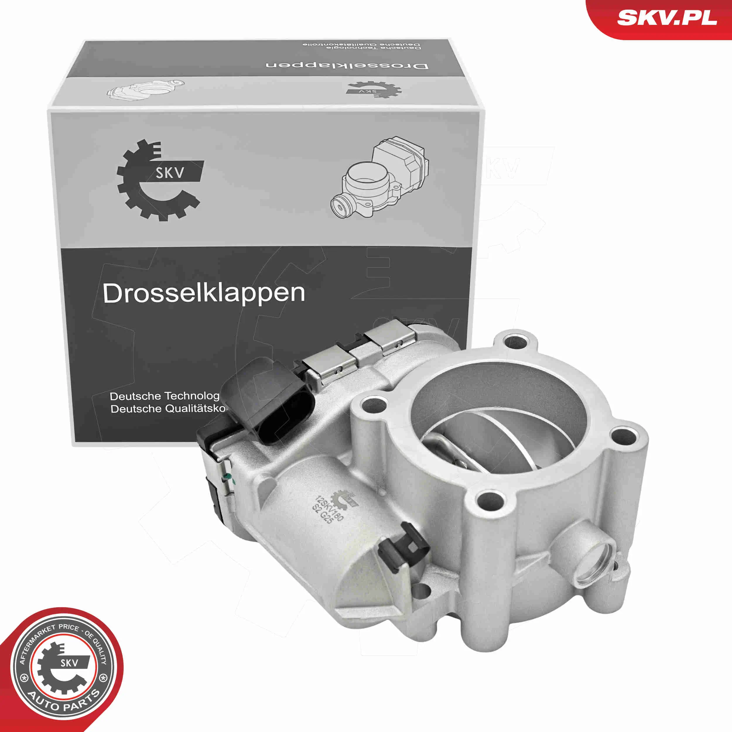 Drosselklappenstutzen 12 V ESEN SKV 12SKV180