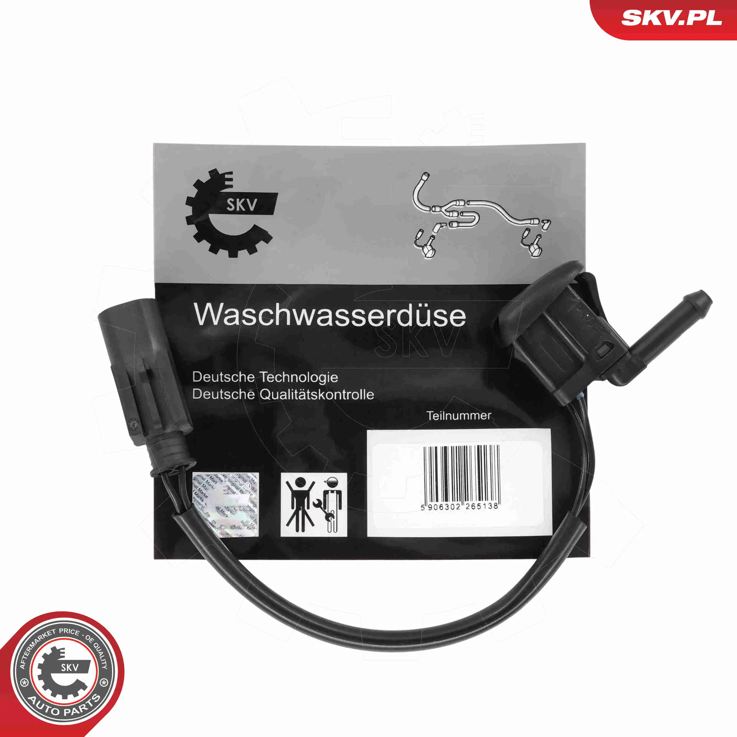 Waschwasserdüse, Scheibenreinigung vorne ESEN SKV 15SKV228