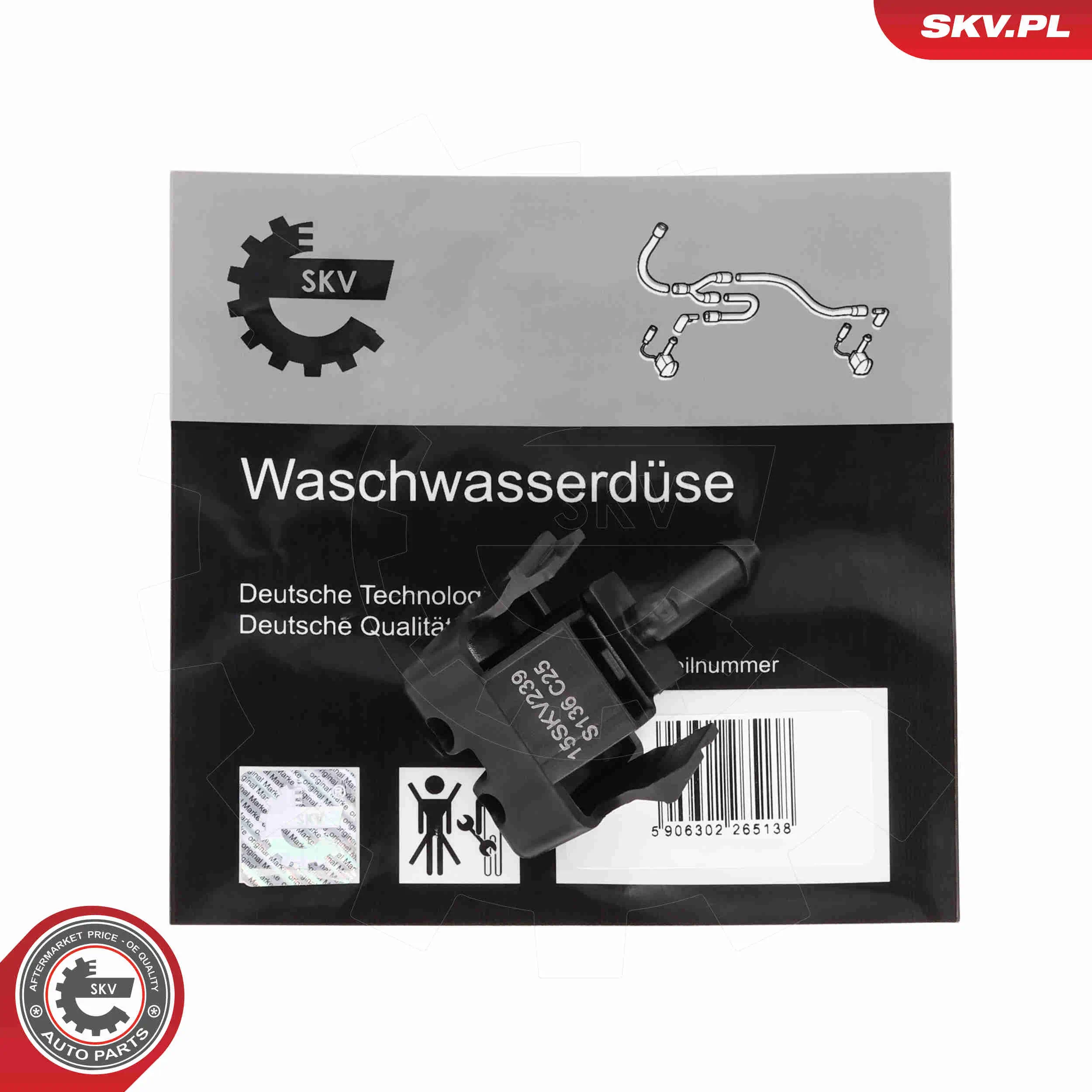 Waschwasserdüse, Scheibenreinigung vorne links ESEN SKV 15SKV239