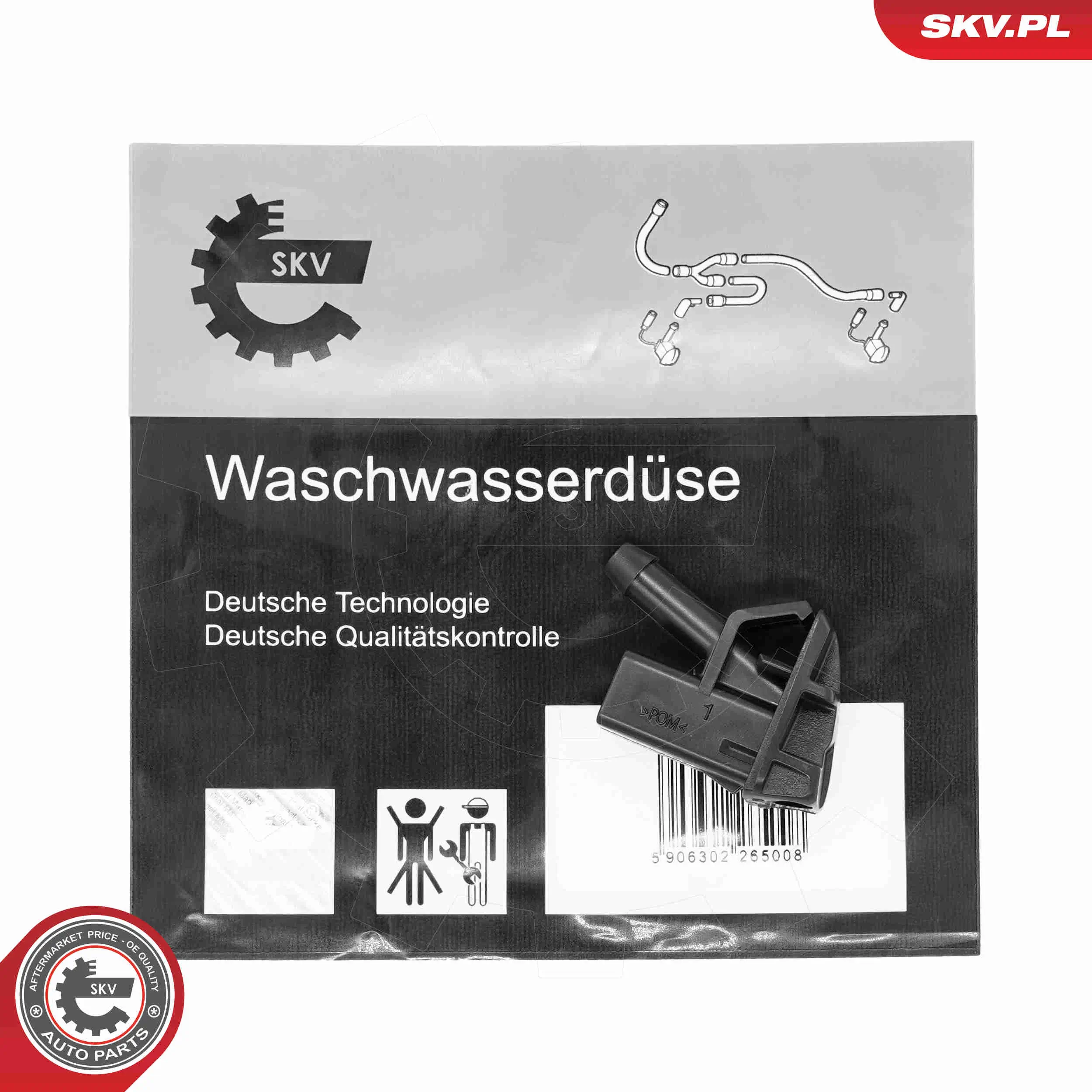 Waschwasserdüse, Scheibenreinigung vorne links ESEN SKV 15SKV248