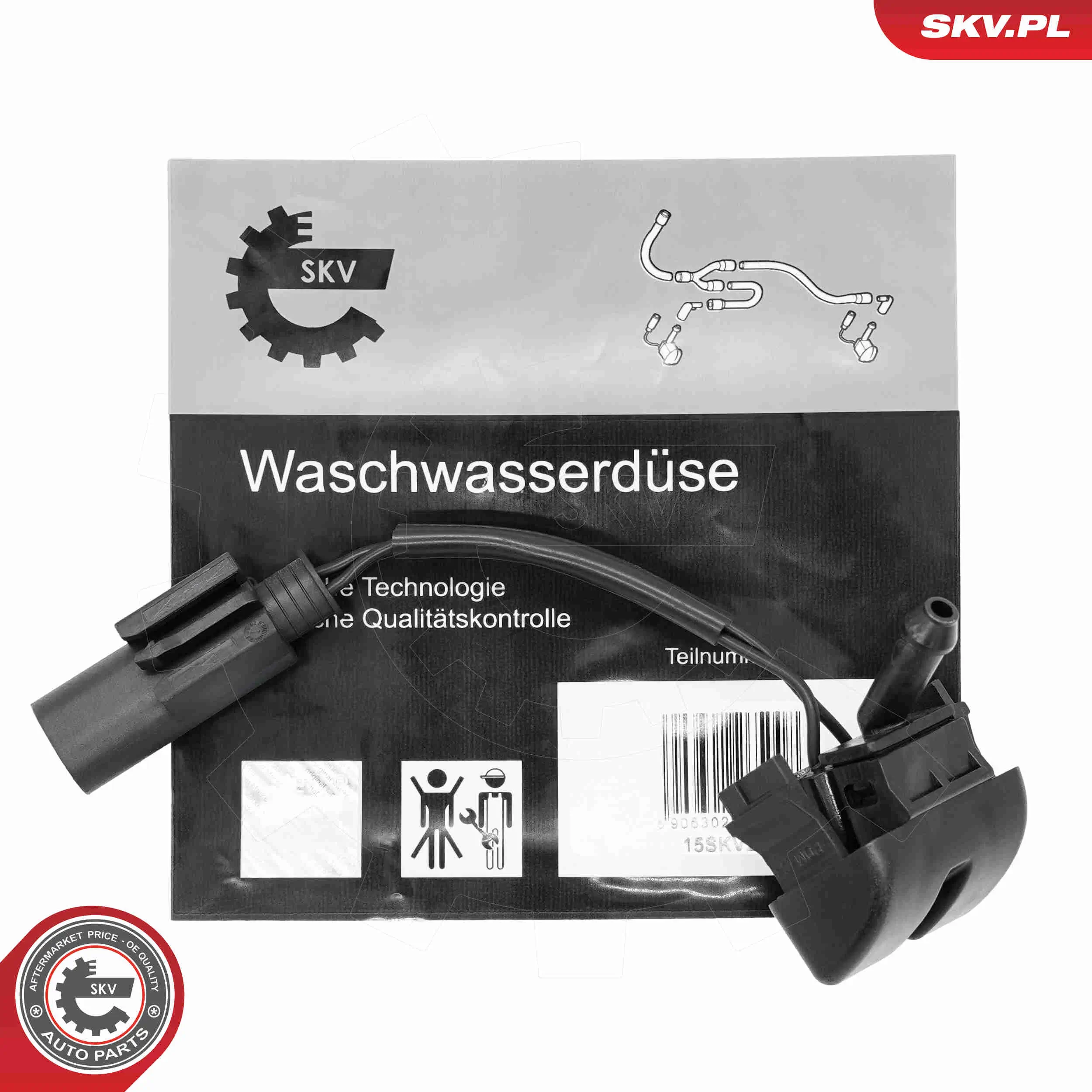 Waschwasserdüse, Scheibenreinigung vorne links ESEN SKV 15SKV252