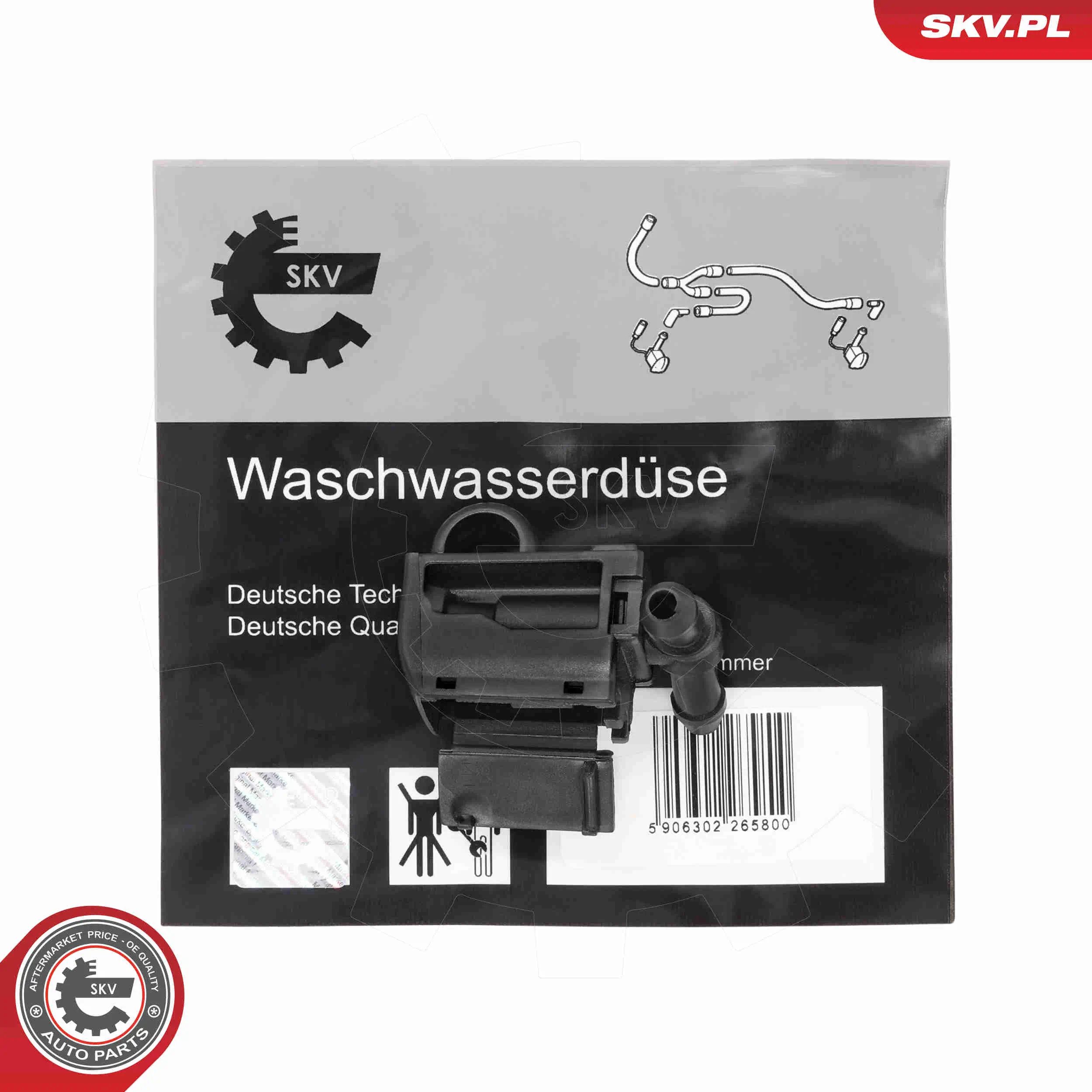 Waschwasserdüse, Scheibenreinigung vorne links ESEN SKV 15SKV269