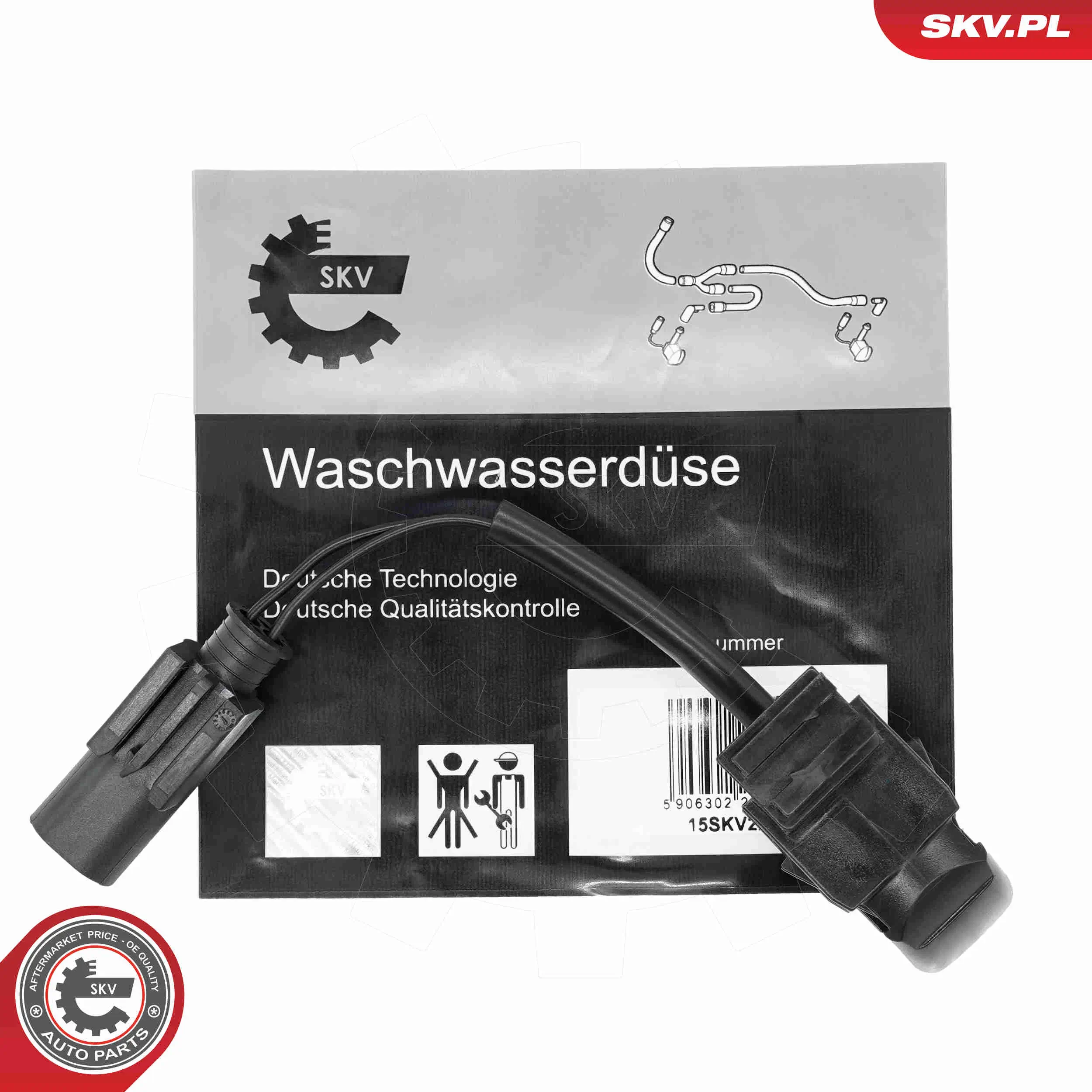 Waschwasserdüse, Scheibenreinigung vorne ESEN SKV 15SKV280