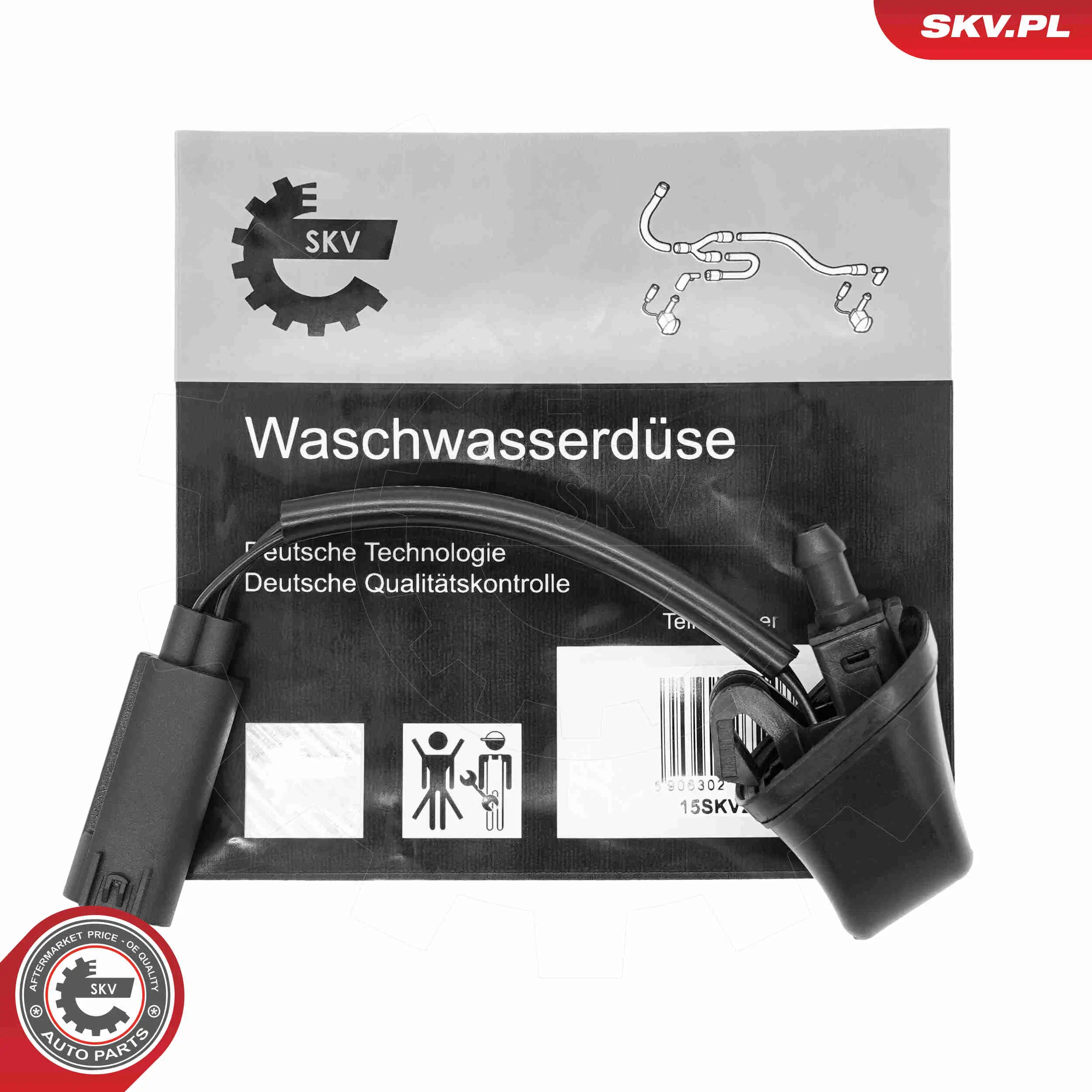 Waschwasserdüse, Scheibenreinigung vorne ESEN SKV 15SKV285