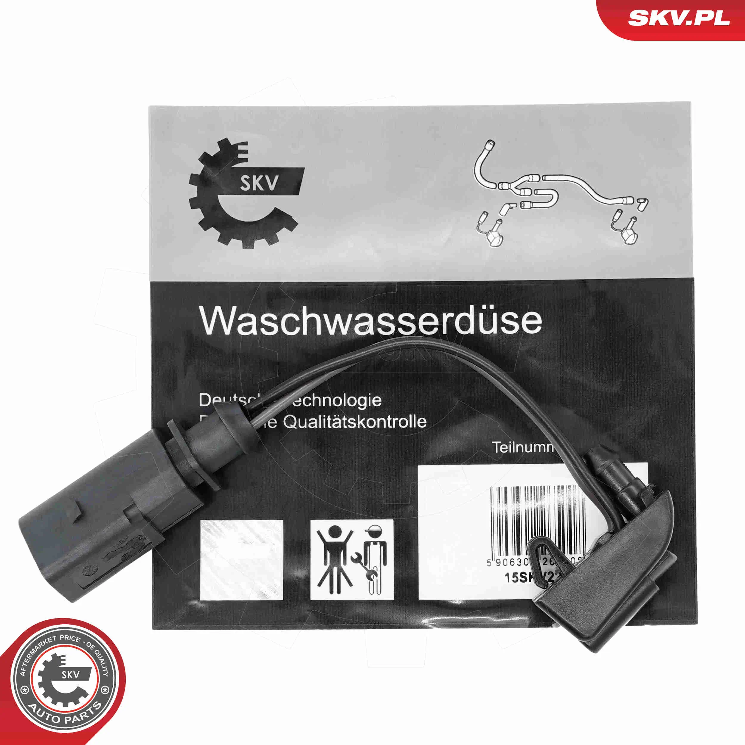 Waschwasserdüse, Scheibenreinigung vorne ESEN SKV 15SKV288
