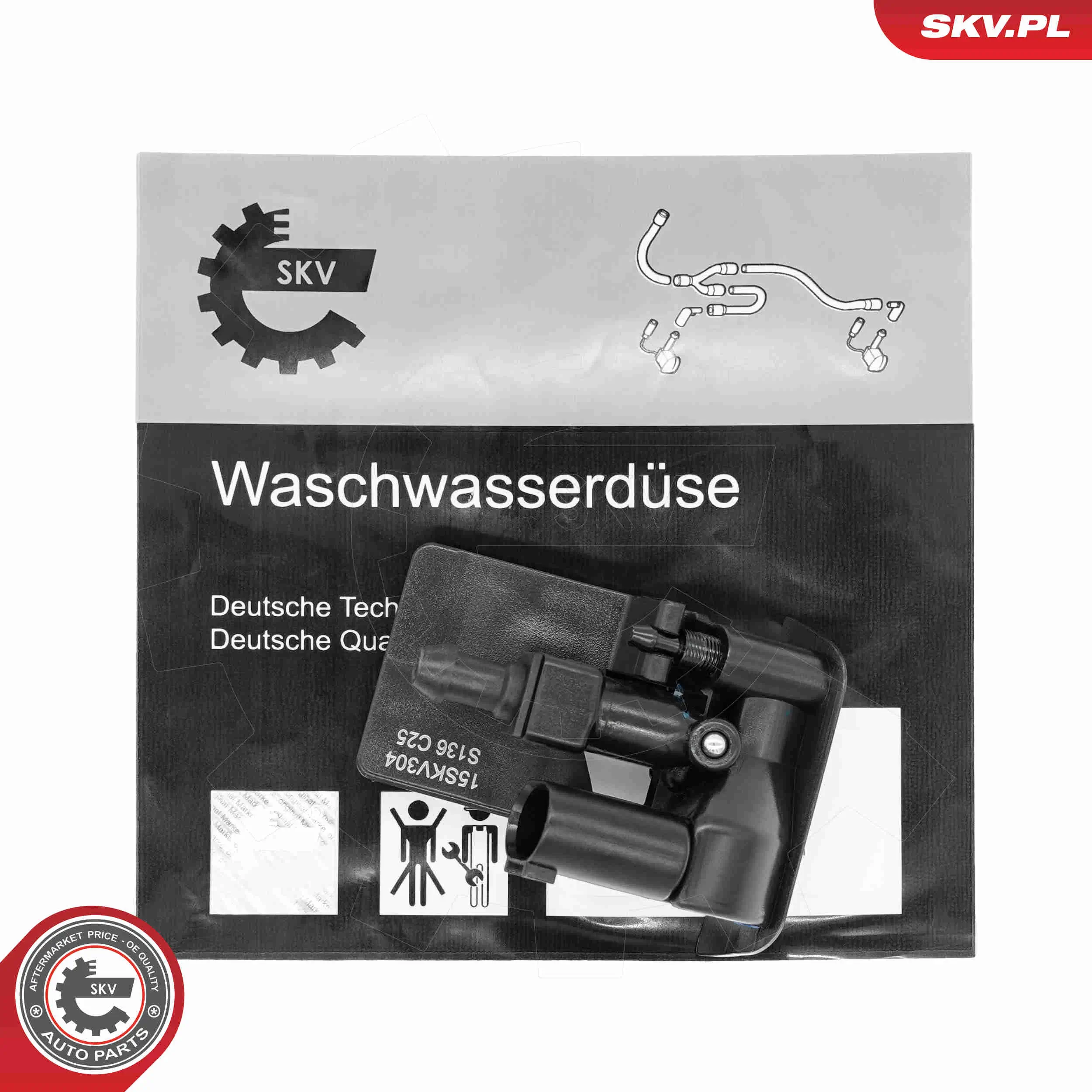 Waschwasserdüse, Scheibenreinigung vorne ESEN SKV 15SKV304