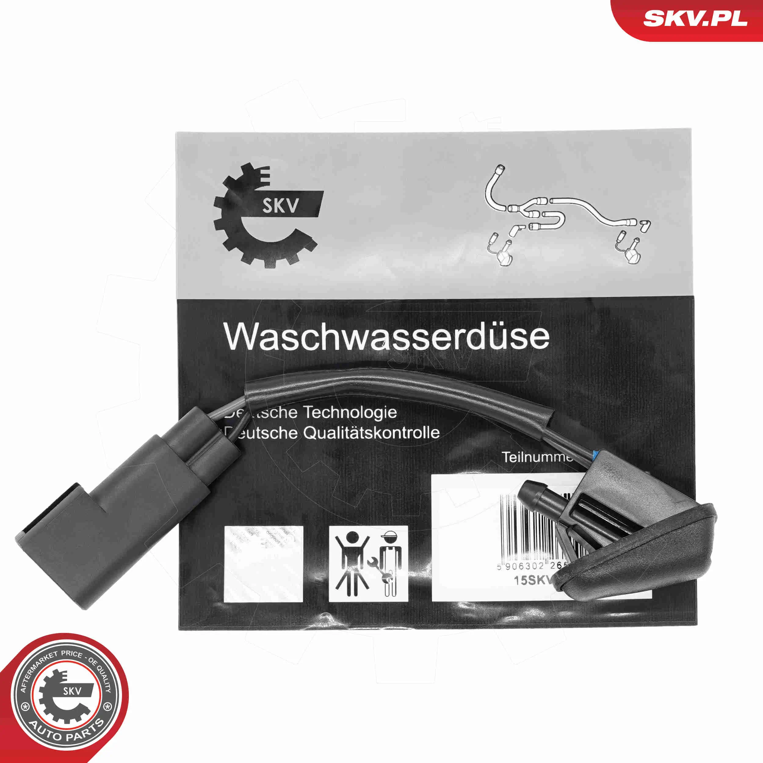 Waschwasserdüse, Scheibenreinigung vorne ESEN SKV 15SKV315