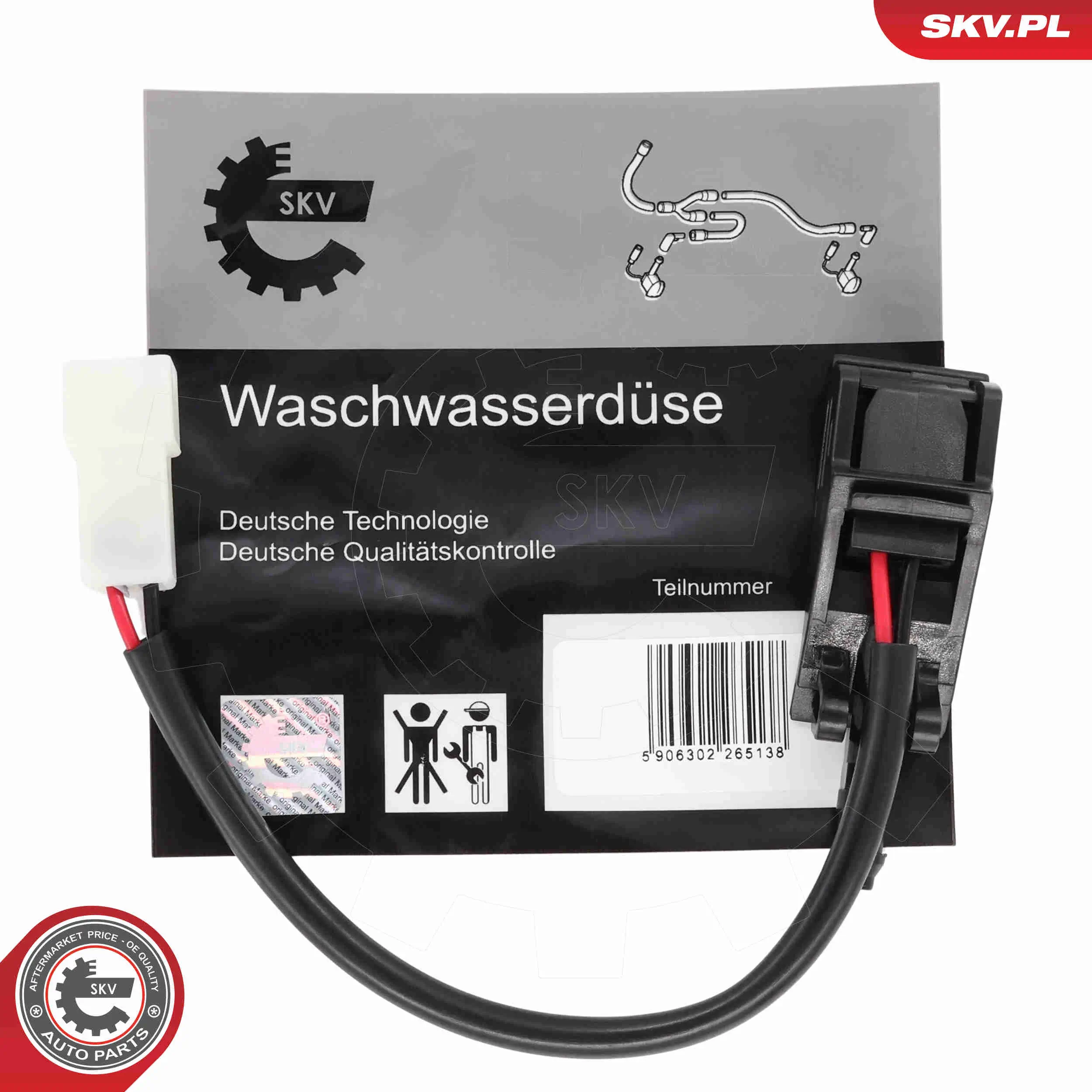 Waschwasserdüse, Scheibenreinigung vorne ESEN SKV 15SKV323
