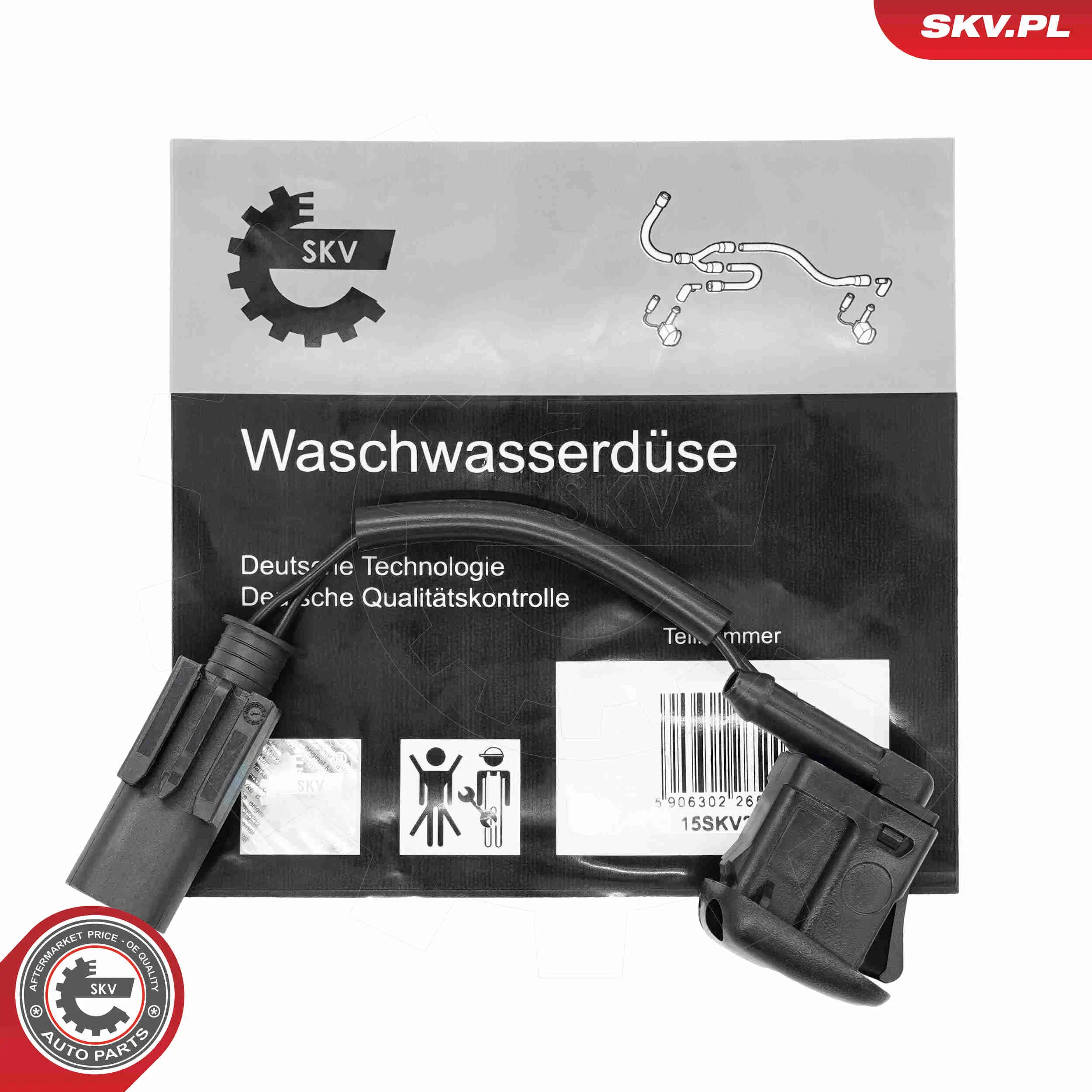 Waschwasserdüse, Scheibenreinigung vorne ESEN SKV 15SKV324