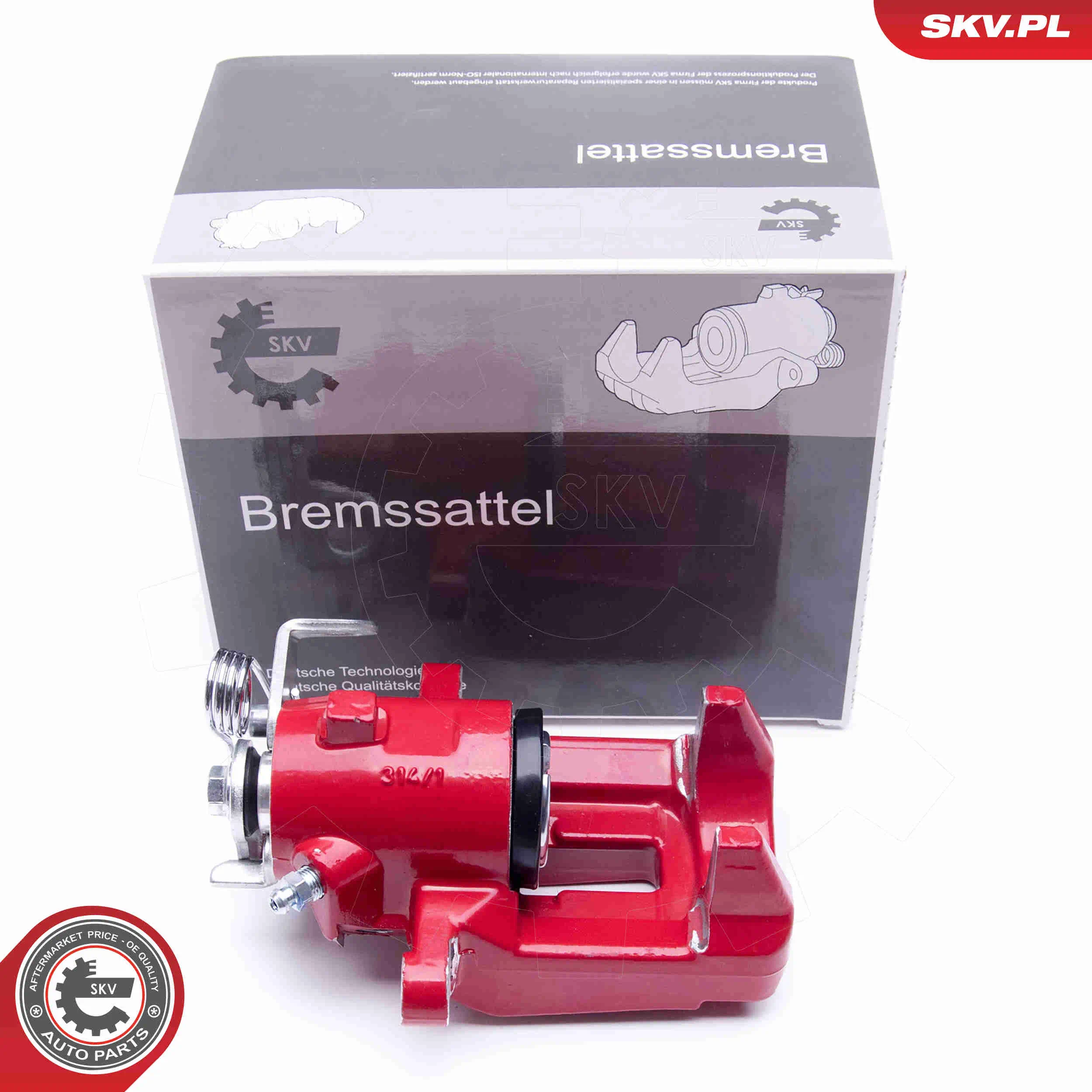 Bremssattel Hinterachse rechts ESEN SKV 23SKV034 RED