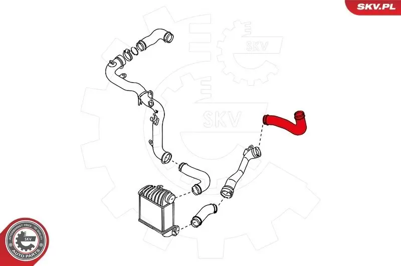 Ladeluftschlauch ESEN SKV 24SKV001 Bild Ladeluftschlauch ESEN SKV 24SKV001