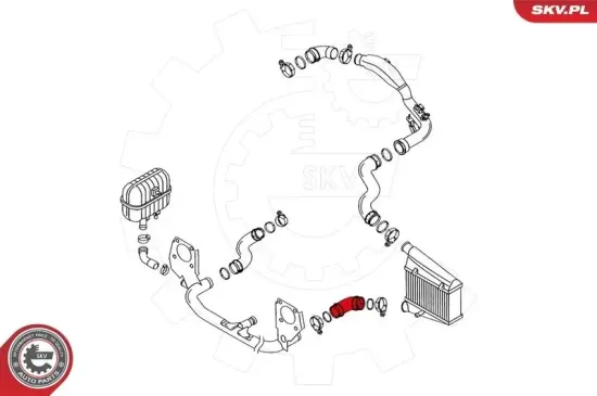 Ladeluftschlauch ESEN SKV 24SKV025 Bild Ladeluftschlauch ESEN SKV 24SKV025