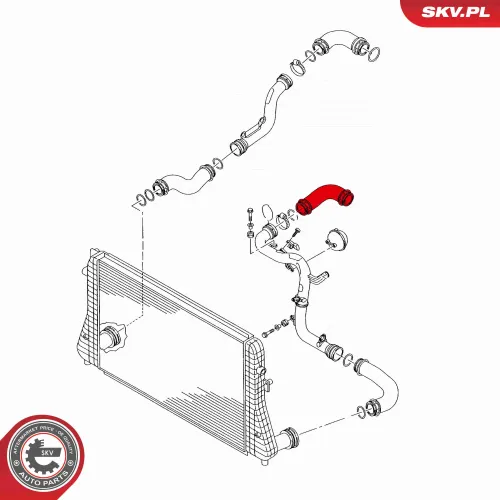 Ladeluftschlauch ESEN SKV 24SKV028 Bild Ladeluftschlauch ESEN SKV 24SKV028