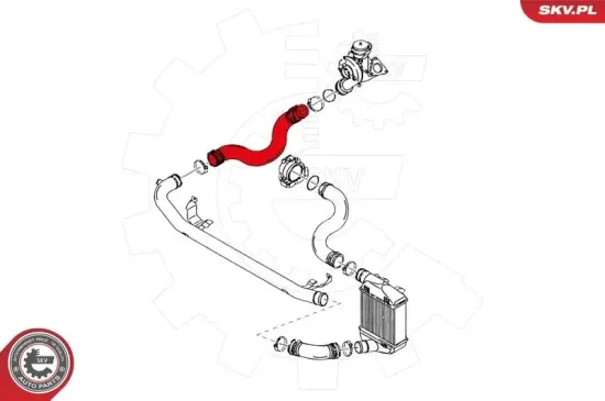 Ladeluftschlauch ESEN SKV 24SKV030 Bild Ladeluftschlauch ESEN SKV 24SKV030