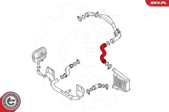 Ladeluftschlauch ESEN SKV 24SKV033 Bild Ladeluftschlauch ESEN SKV 24SKV033