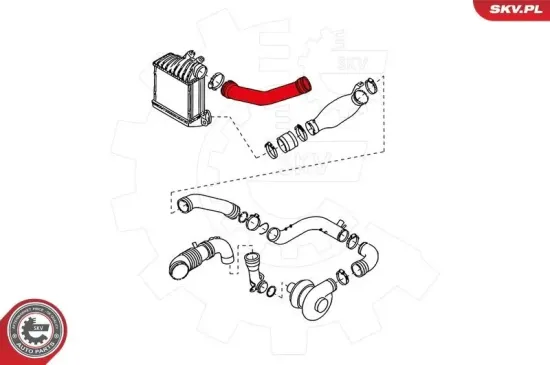 Ladeluftschlauch ESEN SKV 24SKV035 Bild Ladeluftschlauch ESEN SKV 24SKV035