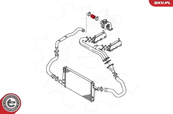 Ladeluftschlauch ESEN SKV 24SKV036 Bild Ladeluftschlauch ESEN SKV 24SKV036