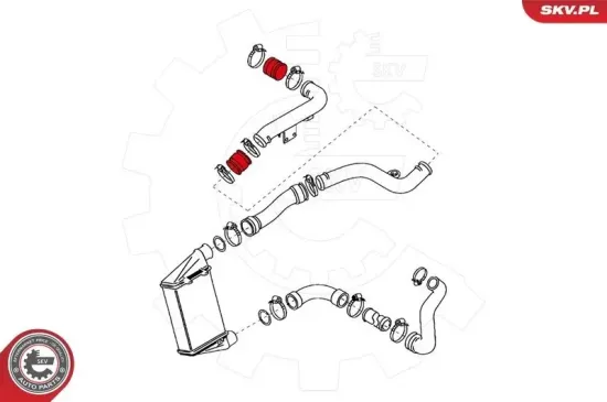 Ladeluftschlauch ESEN SKV 24SKV037 Bild Ladeluftschlauch ESEN SKV 24SKV037