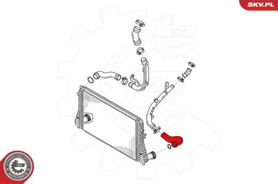 Ladeluftschlauch ESEN SKV 24SKV051 Bild Ladeluftschlauch ESEN SKV 24SKV051