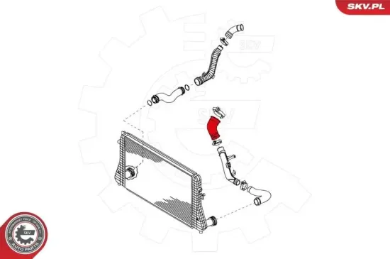 Ladeluftschlauch hinten rechts ESEN SKV 24SKV056 Bild Ladeluftschlauch hinten rechts ESEN SKV 24SKV056