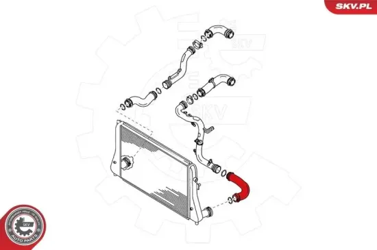 Ladeluftschlauch ESEN SKV 24SKV072 Bild Ladeluftschlauch ESEN SKV 24SKV072