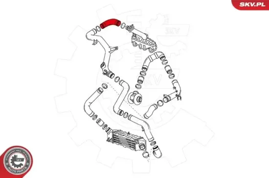 Ladeluftschlauch ESEN SKV 24SKV086 Bild Ladeluftschlauch ESEN SKV 24SKV086
