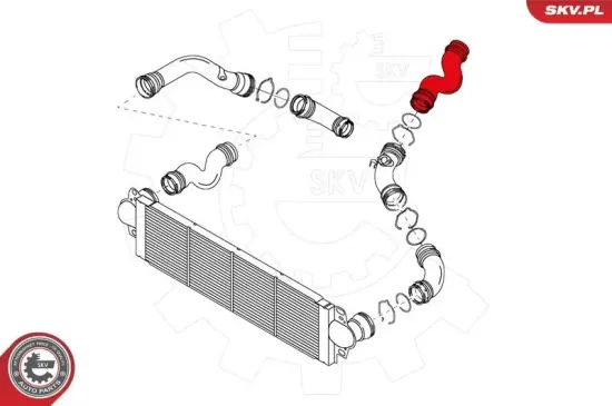 Ladeluftschlauch ESEN SKV 24SKV098 Bild Ladeluftschlauch ESEN SKV 24SKV098