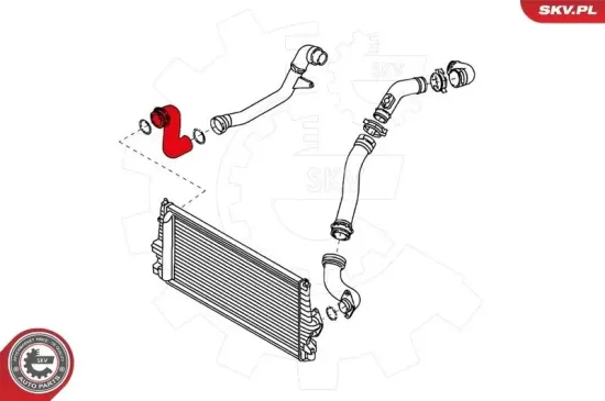 Ladeluftschlauch ESEN SKV 24SKV101 Bild Ladeluftschlauch ESEN SKV 24SKV101