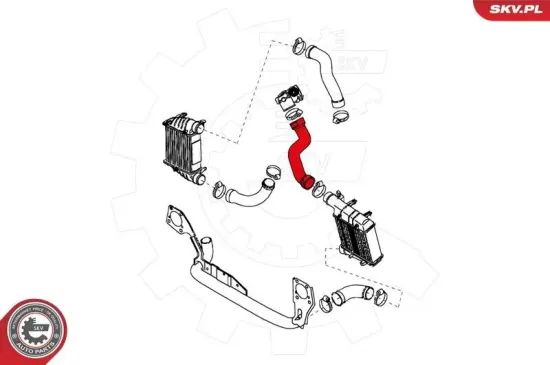Ladeluftschlauch ESEN SKV 24SKV109 Bild Ladeluftschlauch ESEN SKV 24SKV109