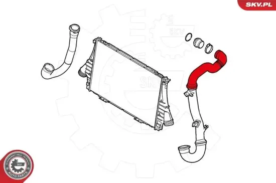 Ladeluftschlauch ESEN SKV 24SKV132 Bild Ladeluftschlauch ESEN SKV 24SKV132