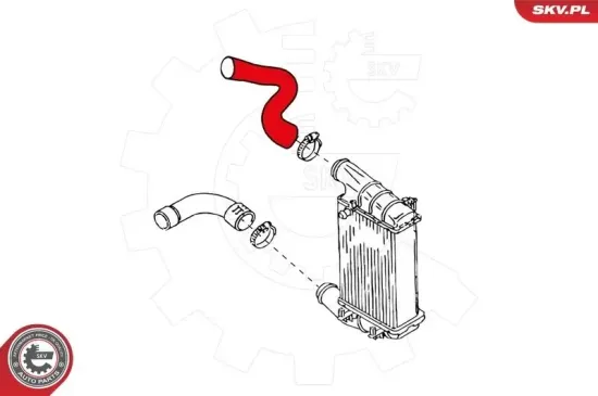 Ladeluftschlauch ESEN SKV 24SKV162 Bild Ladeluftschlauch ESEN SKV 24SKV162