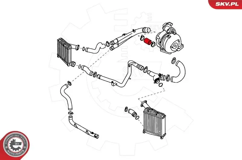 Ladeluftschlauch ESEN SKV 24SKV168 Bild Ladeluftschlauch ESEN SKV 24SKV168
