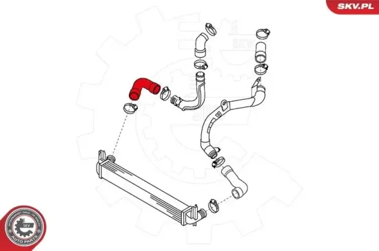 Ladeluftschlauch rechts ESEN SKV 24SKV191 Bild Ladeluftschlauch rechts ESEN SKV 24SKV191