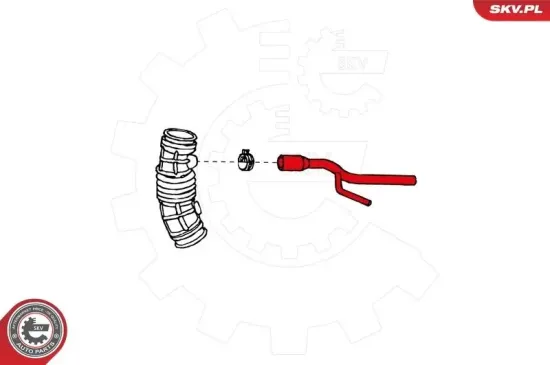 Ladeluftschlauch ESEN SKV 24SKV207 Bild Ladeluftschlauch ESEN SKV 24SKV207