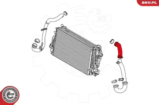 Ladeluftschlauch vorne links ESEN SKV 24SKV220 Bild Ladeluftschlauch vorne links ESEN SKV 24SKV220