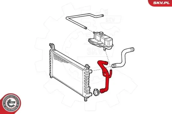 Kühlerschlauch ESEN SKV 24SKV229 Bild Kühlerschlauch ESEN SKV 24SKV229