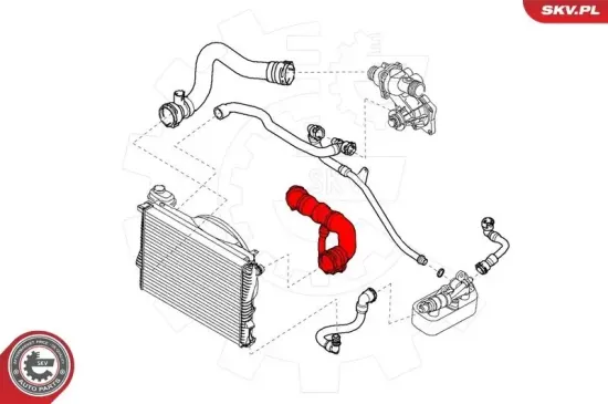 Kühlerschlauch ESEN SKV 24SKV242 Bild Kühlerschlauch ESEN SKV 24SKV242