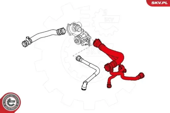 Kühlerschlauch ESEN SKV 24SKV245 Bild Kühlerschlauch ESEN SKV 24SKV245