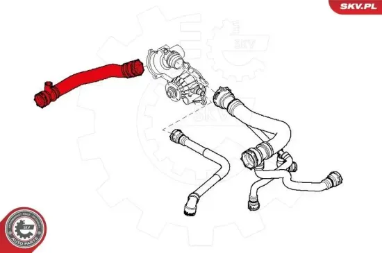 Kühlerschlauch ESEN SKV 24SKV246 Bild Kühlerschlauch ESEN SKV 24SKV246