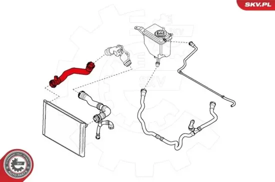 Kühlerschlauch ESEN SKV 24SKV247 Bild Kühlerschlauch ESEN SKV 24SKV247
