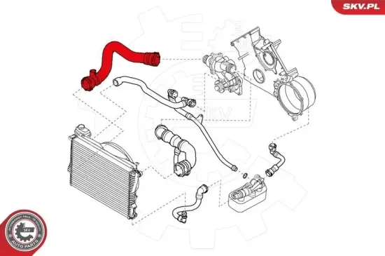 Kühlerschlauch ESEN SKV 24SKV251 Bild Kühlerschlauch ESEN SKV 24SKV251