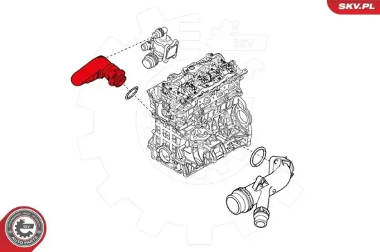 Kühlerschlauch ESEN SKV 24SKV253 Bild Kühlerschlauch ESEN SKV 24SKV253