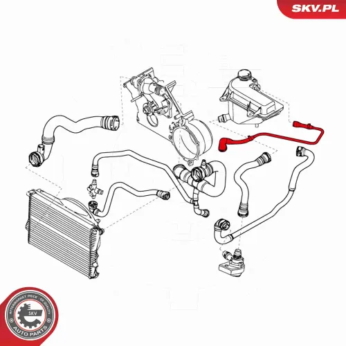Kühlerschlauch ESEN SKV 24SKV256 Bild Kühlerschlauch ESEN SKV 24SKV256