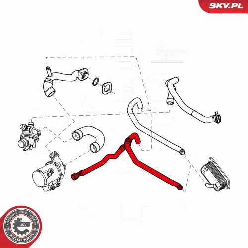 Kühlerschlauch ESEN SKV 24SKV259 Bild Kühlerschlauch ESEN SKV 24SKV259