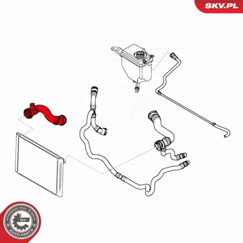 Kühlerschlauch ESEN SKV 24SKV261 Bild Kühlerschlauch ESEN SKV 24SKV261