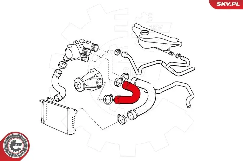 Kühlerschlauch ESEN SKV 24SKV264 Bild Kühlerschlauch ESEN SKV 24SKV264