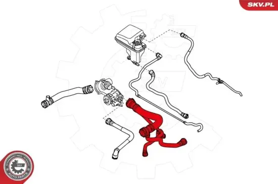 Kühlerschlauch ESEN SKV 24SKV271 Bild Kühlerschlauch ESEN SKV 24SKV271
