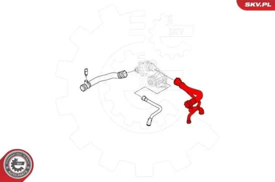 Kühlerschlauch ESEN SKV 24SKV277 Bild Kühlerschlauch ESEN SKV 24SKV277
