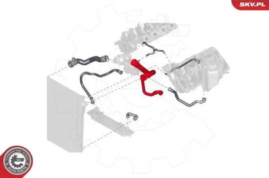 Kühlerschlauch ESEN SKV 24SKV280 Bild Kühlerschlauch ESEN SKV 24SKV280