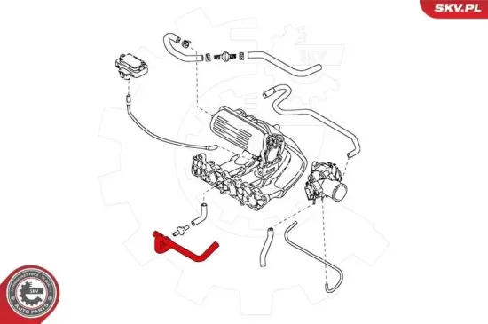 Kühlerschlauch ESEN SKV 24SKV285 Bild Kühlerschlauch ESEN SKV 24SKV285